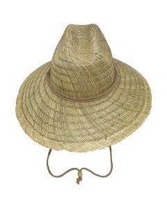 Lifeguard Hat Front Brown Strap